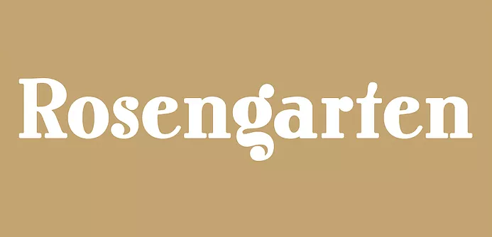 Пример шрифта Rosengarten Serif Italic